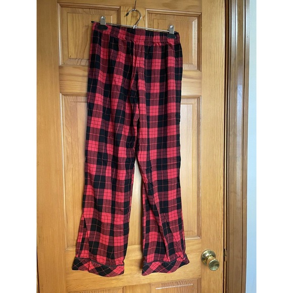 Victoria's Secret Plaid Flannel Long Sleeve Holiday Pajama Set Womens Size XS - Picture 7 of 7